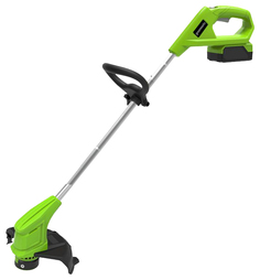 Аккумуляторный садовый триммер Greenworks G24LT25K2 2107207 24 В АКБ и ЗУ в комплекте