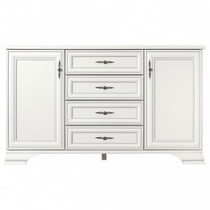Комод BlackRedWhite Кентаки S132-KOM2D4S BRW_00009802 44,5х154,5х90 см, белый