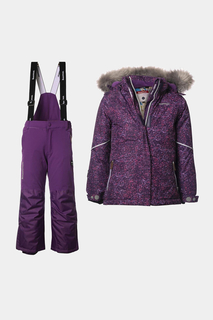 Комплект куртка и полукомбинезон KUOMA для мальчиков цв. фиолетовый р-р. 122