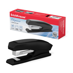 Степлер №24/6 ErichKrause® Elegance Full-strip до 30 л черный в коробке по 1 шт