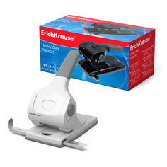 Дырокол ErichKrause® Elegance до 30 листов серый в коробке по 1 шт