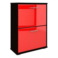 Обувница Мебелефф Мебелеф-9; красный/венге