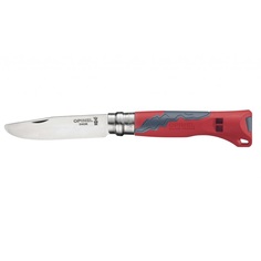 Нож Opinel №7 VRI OUTDOOR Junior Red, рукоять-свисток пласт, клинок 7,5 см