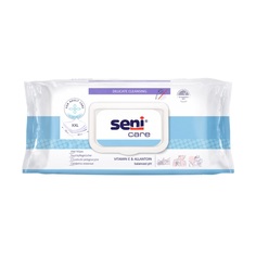Салфетки влажные SENI CARE с витамином E 48 шт.