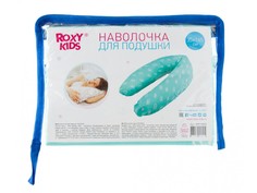 Наволочка для Подушки 35Х165См, Бирюзовая, Короны Roxy Kids