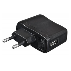 Сетевое зарядное устройство BURO XCJ-021, 1xUSB, 1 A, black