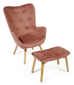 Кресло Secret De Maison Kontour с оттоманкой (mod.1534L) Tet Chair