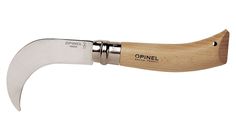 Нож садовый Opinel "№10", нержавеющая сталь, с изогнутым лезвием, блистер