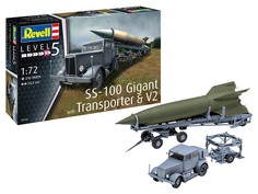 Сборная модель Revell Военная техника SS-100 Gigant with Transporter & V2