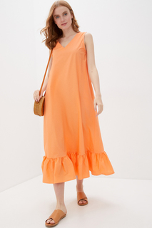 Платье-сарафан женское Baon B460022 оранжевое XS