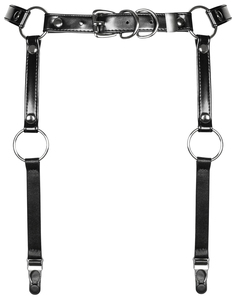 Стильный пояс для чулок с металлическими колечками 218986 Obsessive