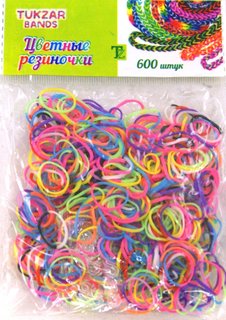 Набор резиночек для плетения браслетовTUKZAR цветные 300шт