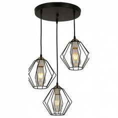 Подвесной светильник 3099 MD.3099-3-P BK+AB IMEX