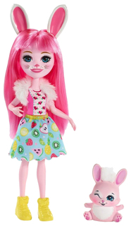 Кукла Enchantimals Mattel с питомцем Кролик Бри