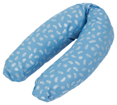 Подушка Roxy Kids для беременных полистирол/холлофайбер голубая