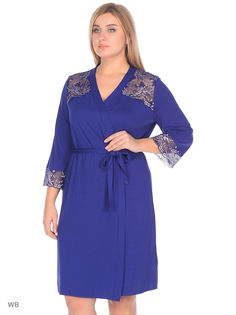 Халат женский Литвин 0479 синий 3XL