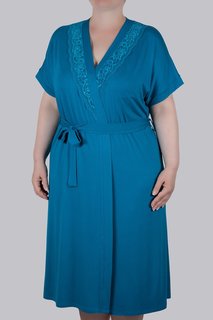 Халат женский Литвин 0325 синий 4XL