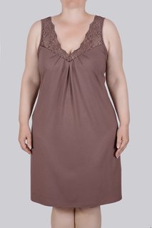 Ночная сорочка женская Литвин 0468 коричневая XL