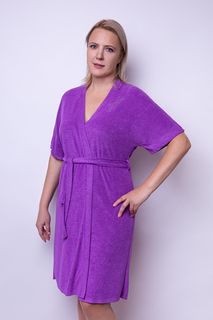 Халат женский Литвин 0096/3 фиолетовый 4XL