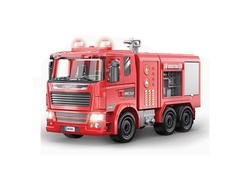 Игровой набор Junfa Собери сам, Пожарная машина, 99 деталей, звук, свет 1925