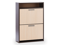 Обувница Вентал К-2 Комфорт; венге/беленый дуб