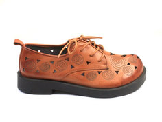 Полуботинки женские Airbox 136163 коричневые 39 RU