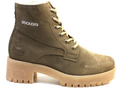 Ботинки женские Dockers 89106 зеленые 40 RU