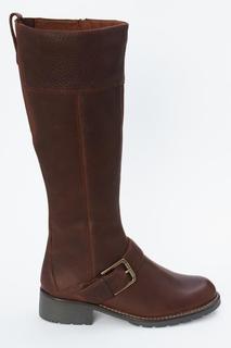 Сапоги женские Clarks 26138195 коричневые 40 RU