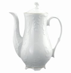 Кофейник 1,2 л Cmielow "Рококо Две линии золото" 034756