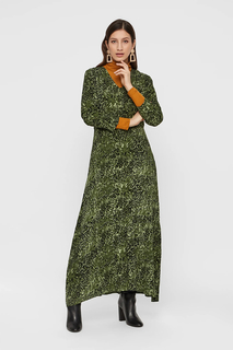 Платье женское Y.A.S 26015909 зеленое 44 RU