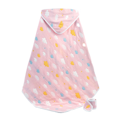 Одеяло-конверт Baby Fox Цветные облака, весеннее, розовое, 90х90 см