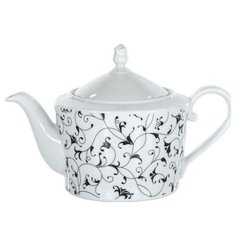 Заварочный чайник 1,1 л Cmielow Design Studio "COSMOPOLITAN Чёрный узор" 163423