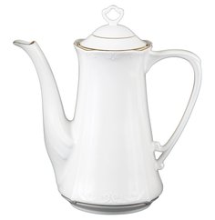 Кофейник 1,2 л Cmielow "Камелия Отводка золото" 111526