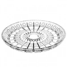 Блюдо 30,5 см круглое Crystal Bohemia "VICTORIA 500 PK" 104567