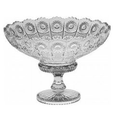 Ваза для фруктов 25 см Crystal Bohemia "Хрусталь резной 500РК" 122714