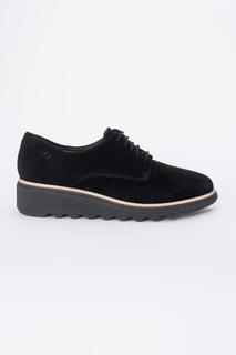 Полуботинки женские Clarks 26136362 черные 37,5 RU