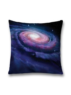 Наволочка декоративная JoyArty "Космическая спираль" на молнии, 45x45 см