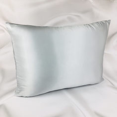 Шелковая наволочка классическая 50х70 Luxe Silk "Серебро" 25 момми N11033