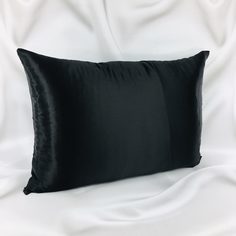 Шелковая наволочка на молнии 50х70 Luxe Silk "Ночь" 25 момми N12044
