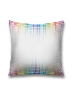 Наволочка декоративная JoyArty "Радужная шкала" на молнии, 45x45 см