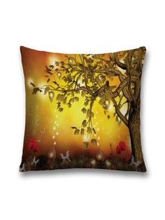 Наволочка декоративная JoyArty "Древо исцеления" на молнии, 45x45 см