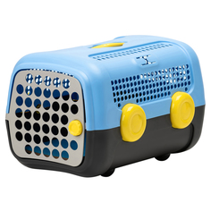 Переноска для кошек и собак United Pets 33x51x37см голубой, серый