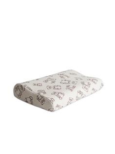 Подушка анатомическая Ambesonne с подшейными валиками и эффектом памяти Memory Foam 45х28