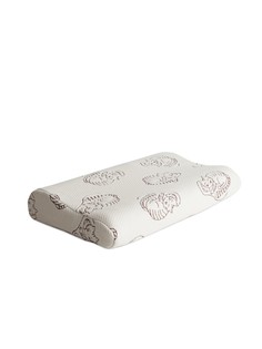 Подушка анатомическая Ambesonne с подшейными валиками и эффектом памяти Memory Foam 45х28