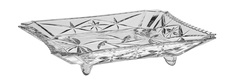 Тарелка на ножке Crystal Bohemia PINWHEEL 18,5 см хрусталь