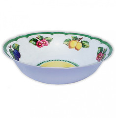 Салатник 23 см Thun "Роза Фрукты" 232282