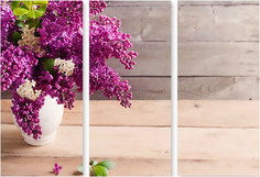 Картина модульная на холсте Модулка "Кувшин сирени" 170x121 см