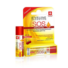 Бальзам Eveline для губ Argan Oil SOS Вишня