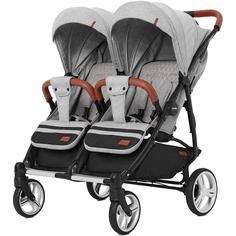 Коляска для двойни прогулочная Carrello CRL-5502 Connect Rock Gray