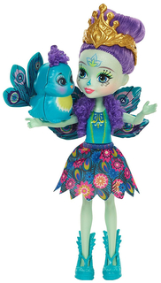 Коллекционная кукла Enchantimals Павлин Patter Peacock с питомцем